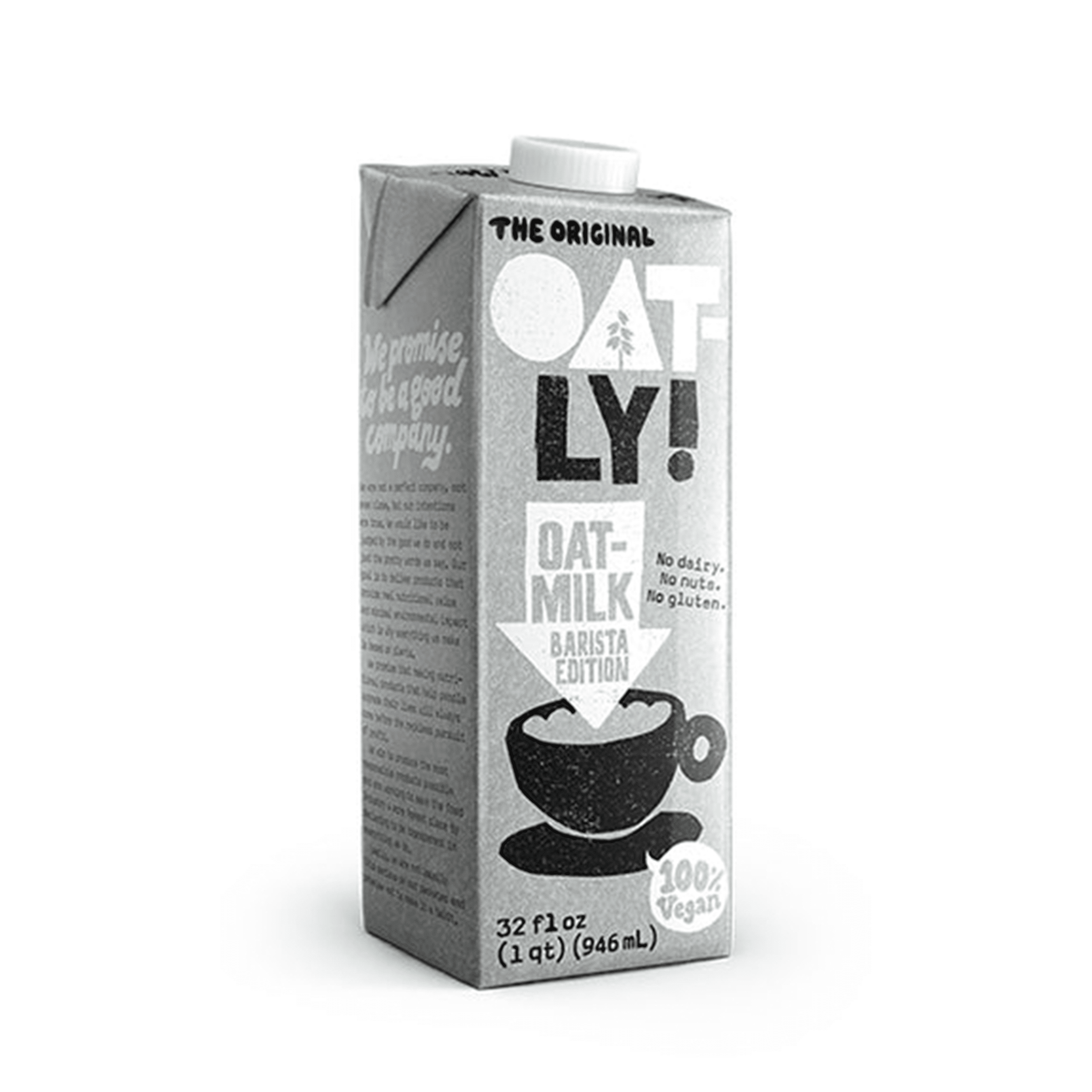 oatly barista edition front of carton