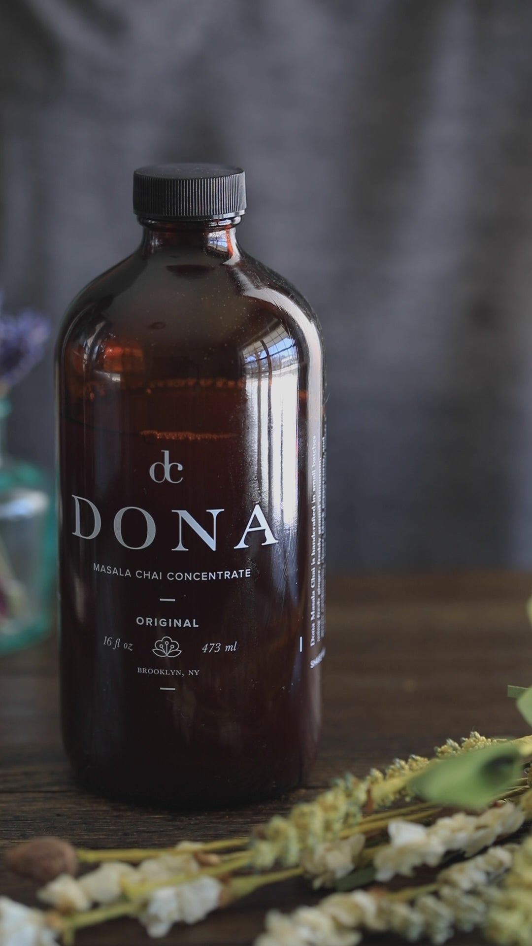dona masala chai concentrate latte video 